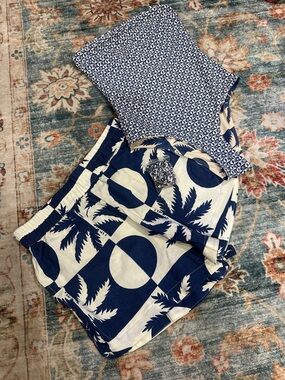 Rip Curl Summer Sun NWOT reversible swim suit and short set